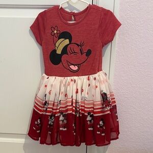 Disney Minnie Mouse Red and Cream Dress